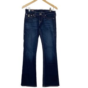 True Religion Section Disco Becky Jeans Low Rise Dark Denim